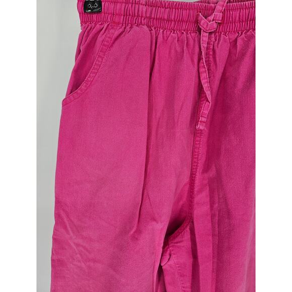 Bobbie Brooks Women's Pink High Rise Elastic Waist Drawstring Pant Size Small - Picture 2 of 5